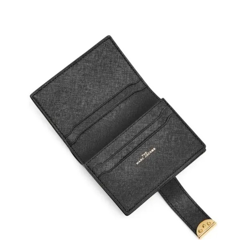 MARC JACOBS Half Moon Small Leather French Wallet - Picture 3 of 8